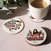 Haryana -  Souvenir Coaster Cum Fridge Magnets - Discovering India